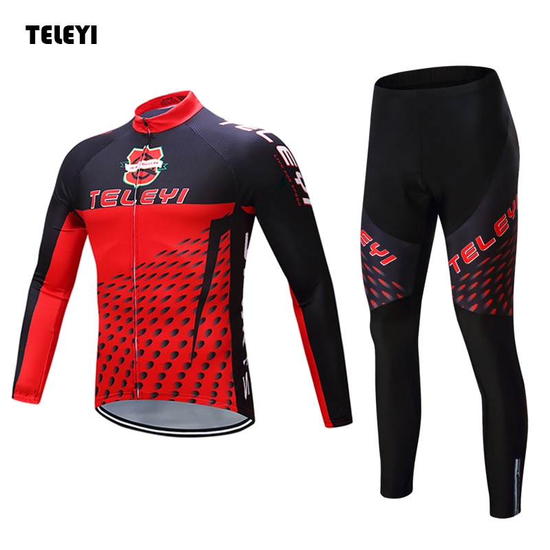 TELEYI Team Cycling Outfits Mens Ropa Ciclismo  Ҹ  ι  ŰƮ    Ʈ -